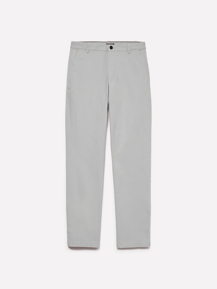 Gray chinos - men's chino trousers - Gray | Sisley image number 1